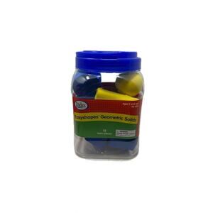 Didax Foam Geometric Solids, 12 pcs